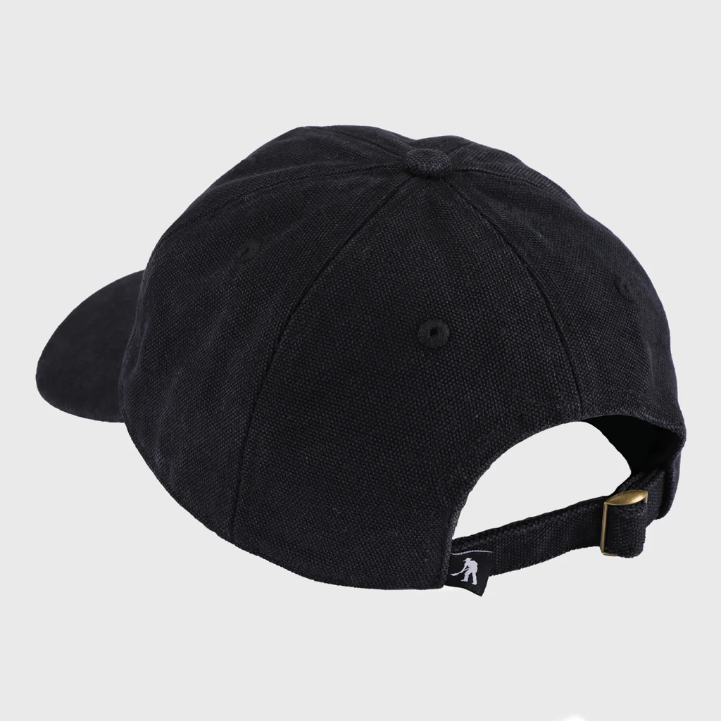 Pass Port Skateboards - Solid Leagues Cap - Washed Black - Image 2