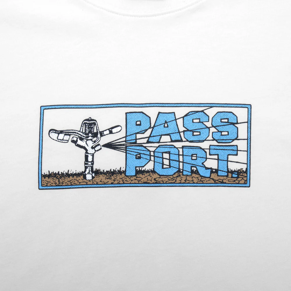 Pass Port Skateboards - Water Restrictions T-Shirt - White - Image 2