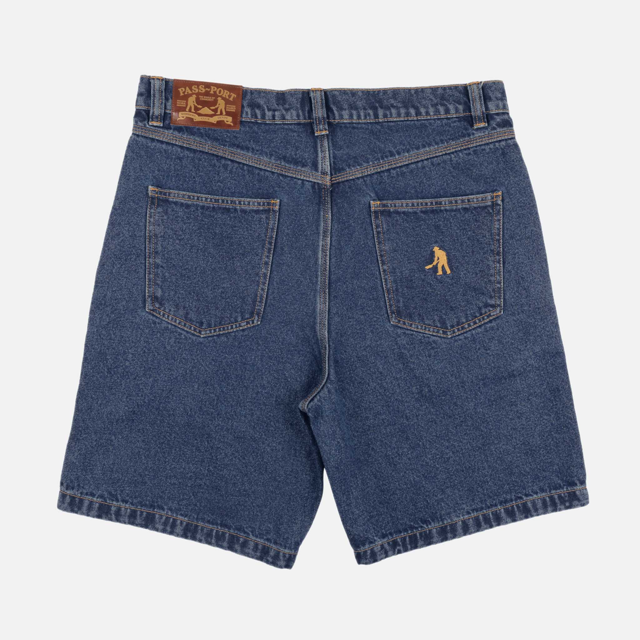 Pass Port Skateboards - Workers Club Shorts - Dark Indigo