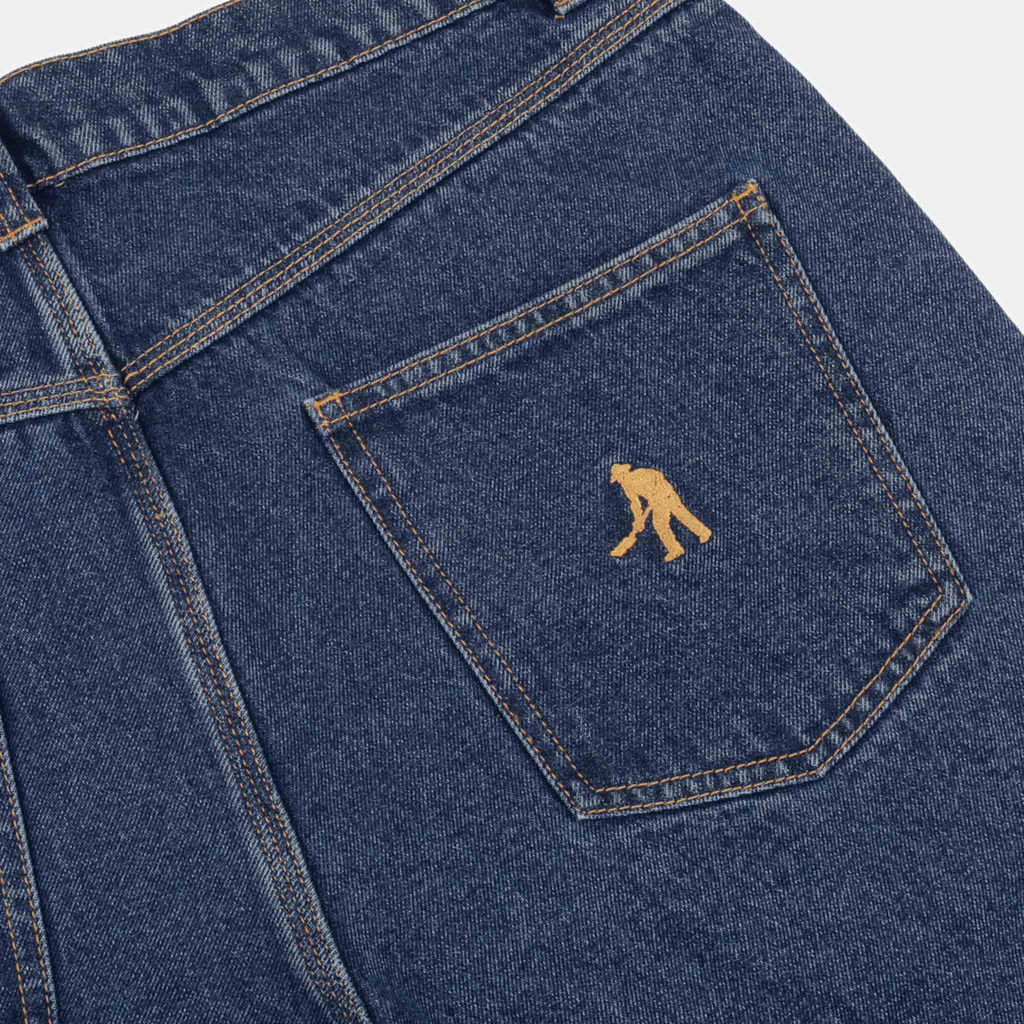 Pass Port Skateboards - Workers Club Shorts - Dark Indigo - Image 3