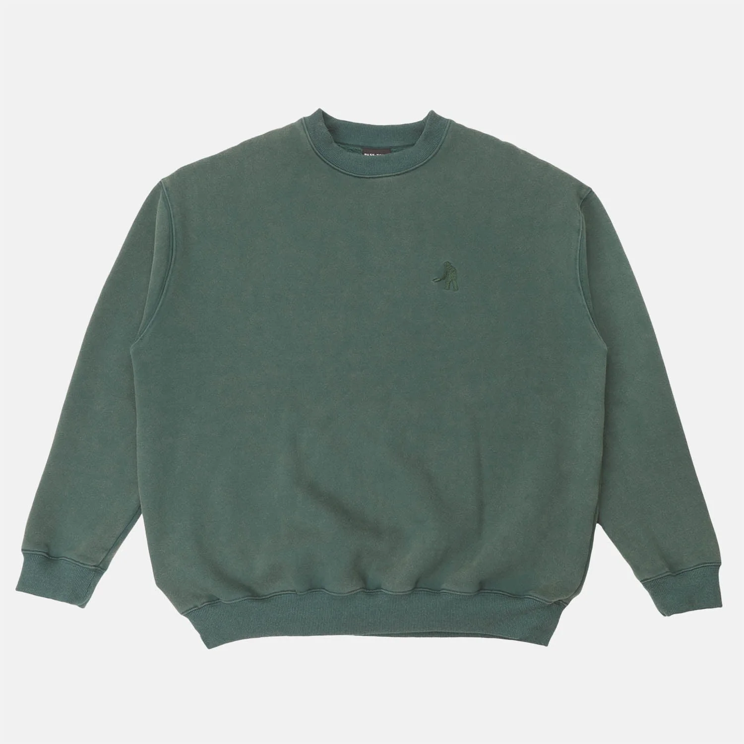 Pass Port Skateboards - Solid Workers Sweatshirt - Washed Forest Green - Image 3