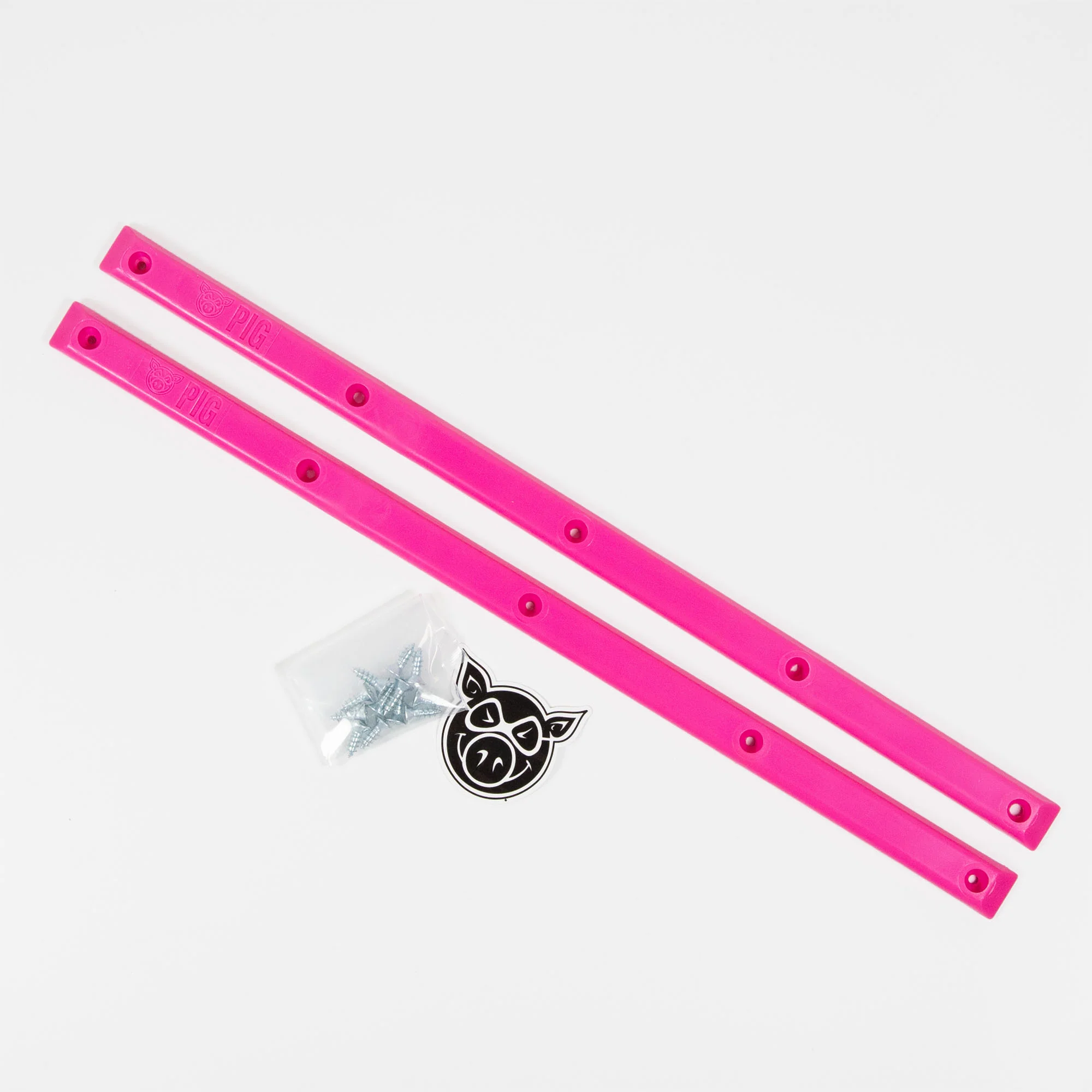 Pig Wheels - Pig Skateboard Rails - Pink
