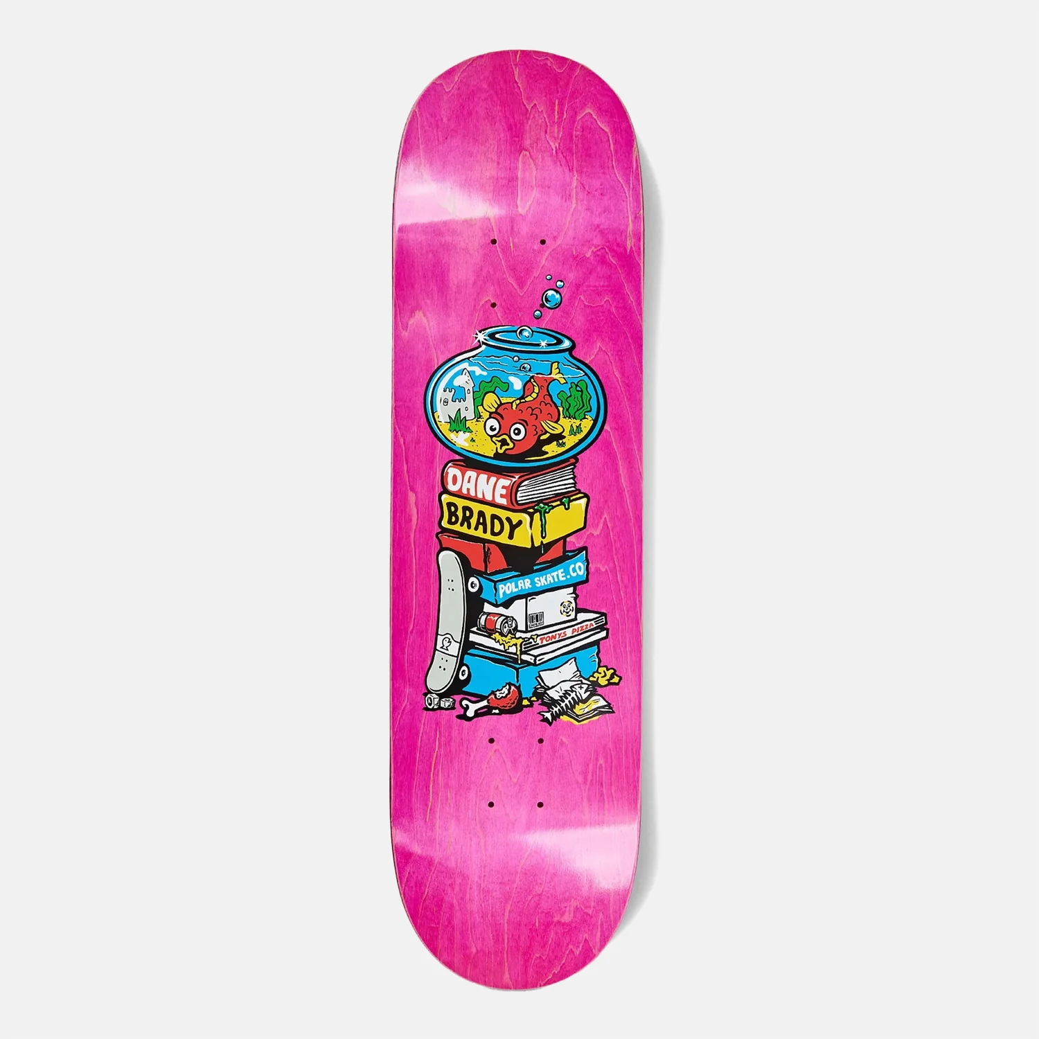 Polar Skate Co. - 7.875" Dane Brady Fish Bowl Skateboard Deck - Various Stains