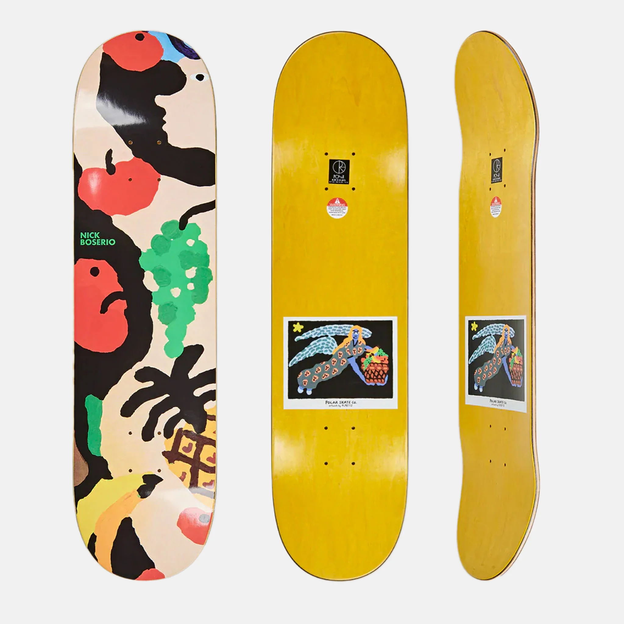 Polar Skate Co. - 8.0" Nick Boserio Fruit Lady Skateboard Deck - Image 2
