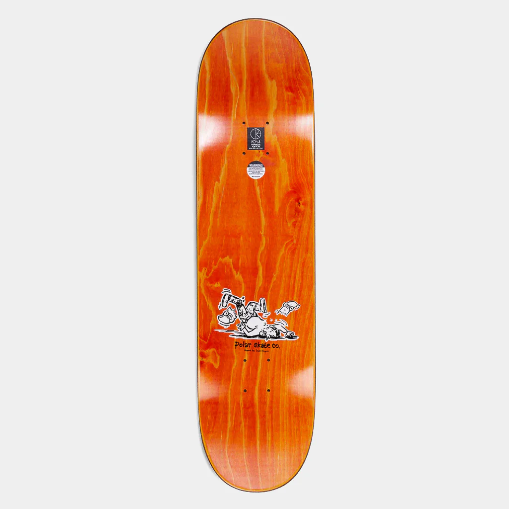 Polar Skate Co. - 8.25" Aaron Herrington Looking Good Son Skateboard Deck - Various Stains - Image 2
