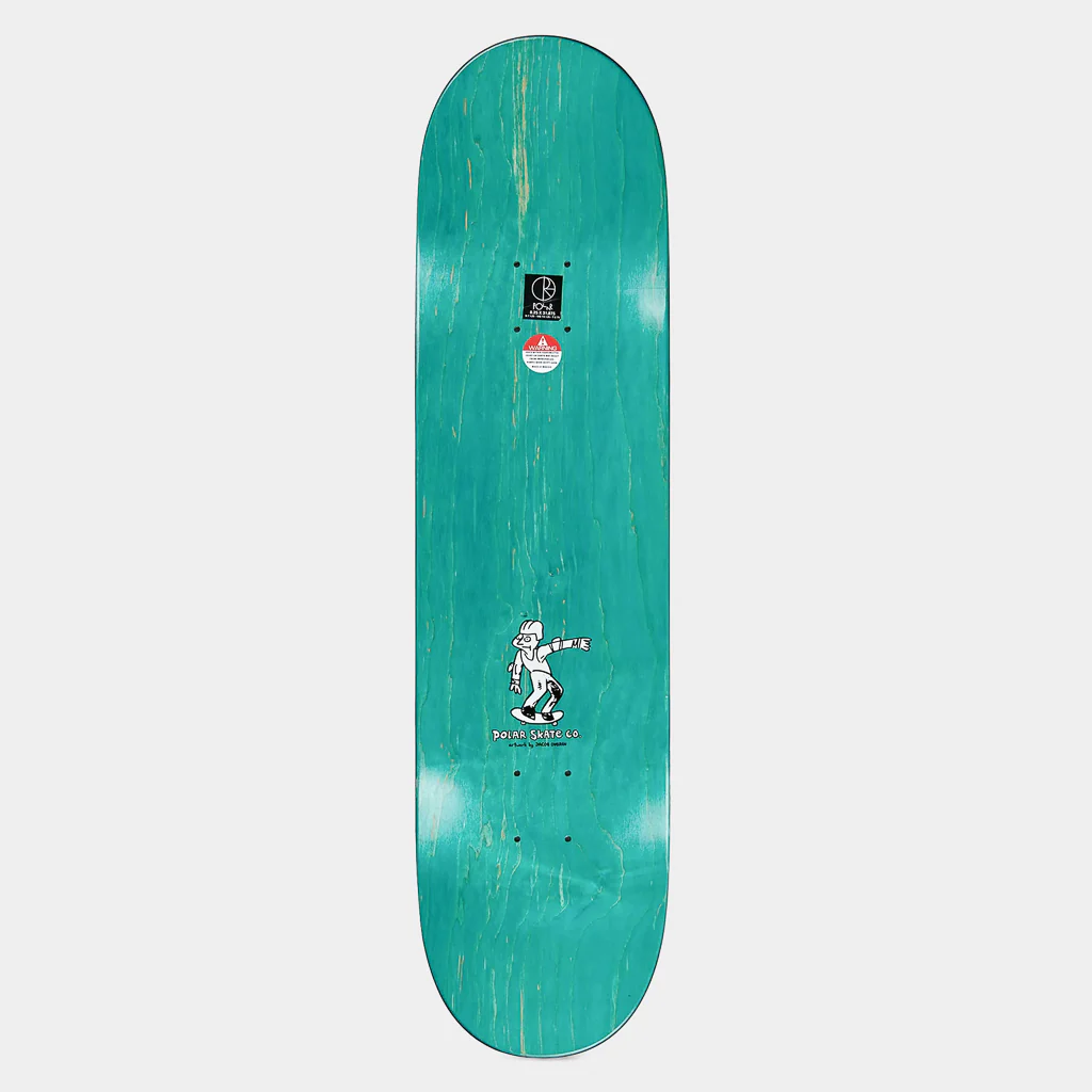 Polar Skate Co. - 8.25" Oskar Rozenberg Rock & Roll Skateboard Deck - Various Stains - Image 2