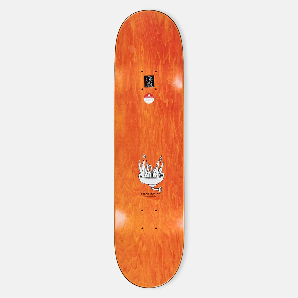 Polar Skate Co. - 8.375" Hjalte Halberg Burning Sink Skateboard Deck - Image 2
