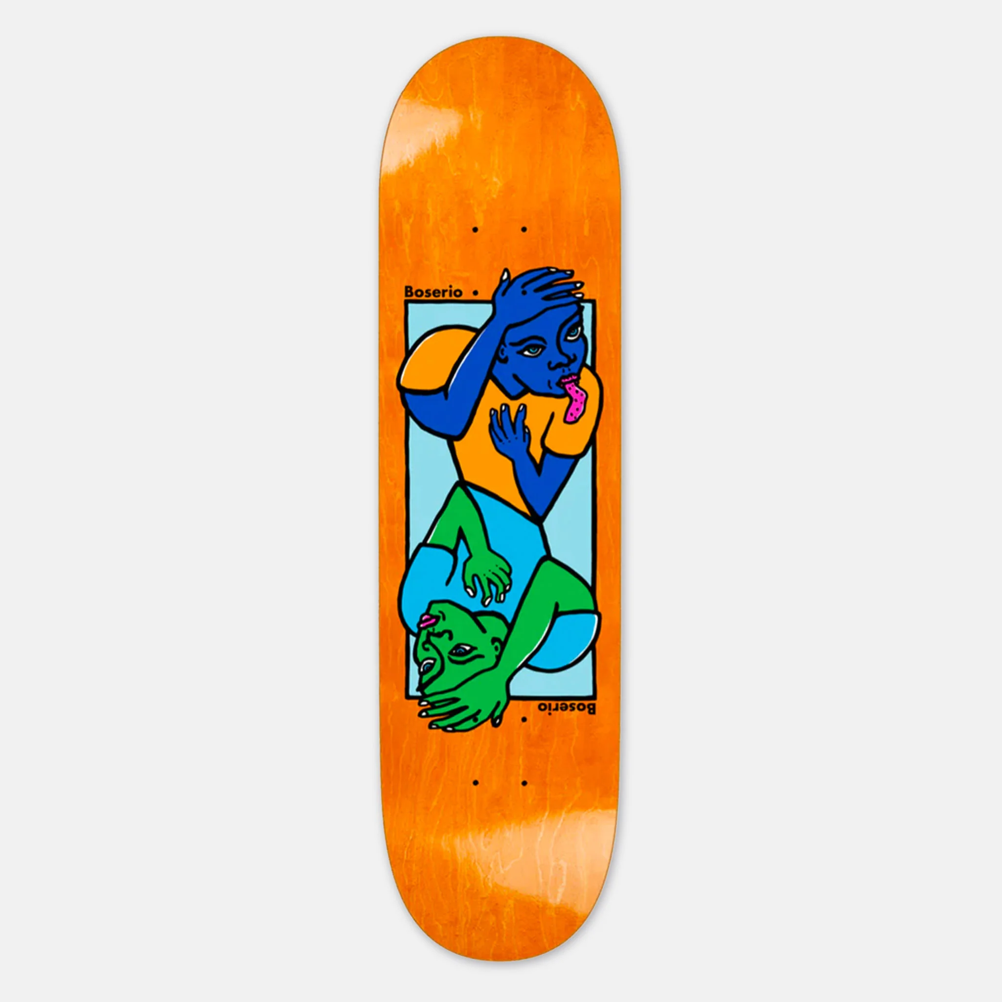 Polar Skate Co. - 8.5" Nick Boserio Double Head Skateboard Deck - Various Stains