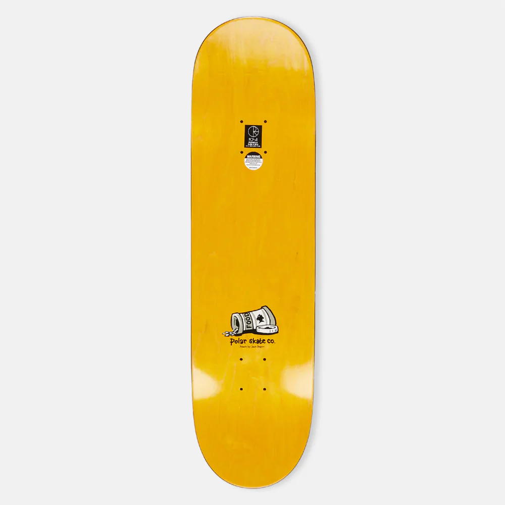 Polar Skate Co. - 8.625" Hjalte Can Food Skateboard Deck - Various Stains - Image 2