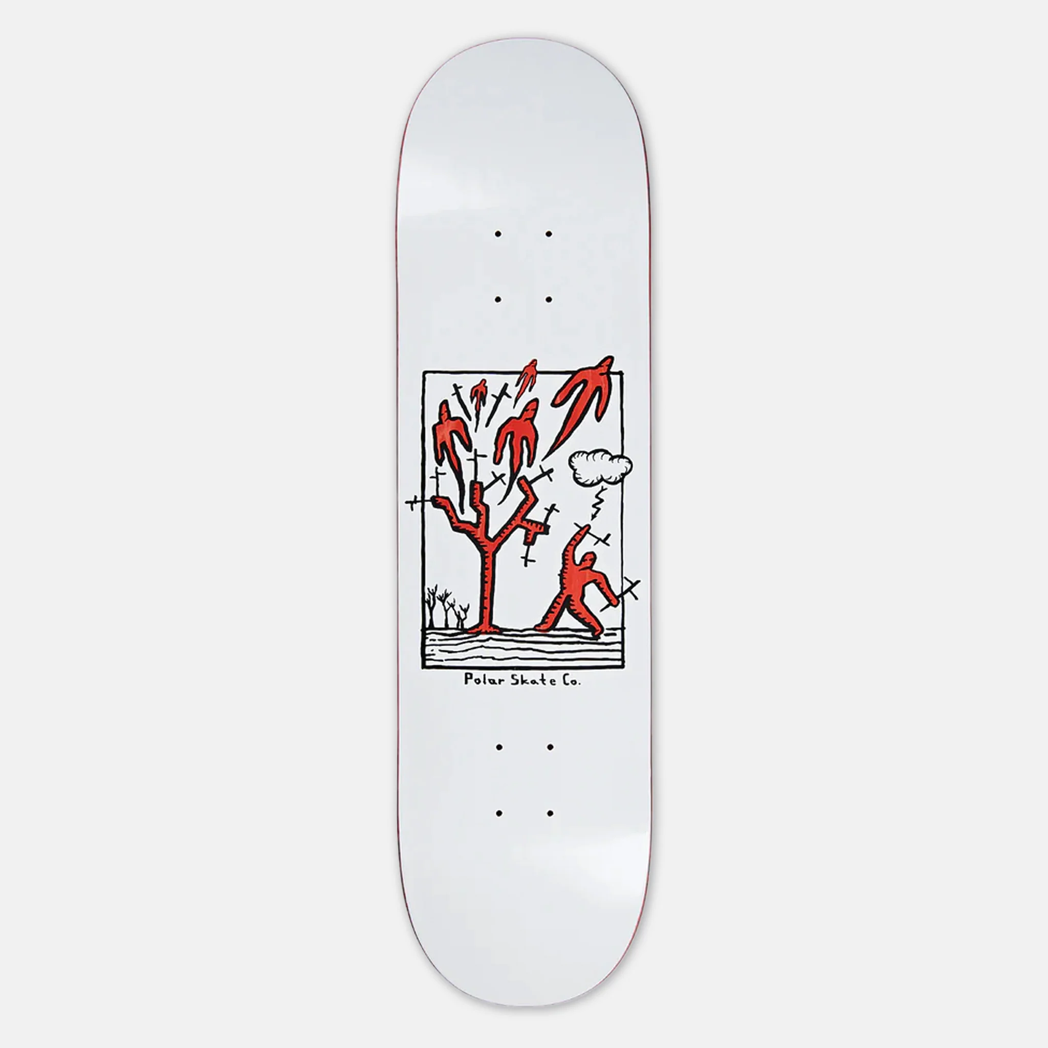Polar Skate Co. - 8.75" Heaven Skateboard Deck - White