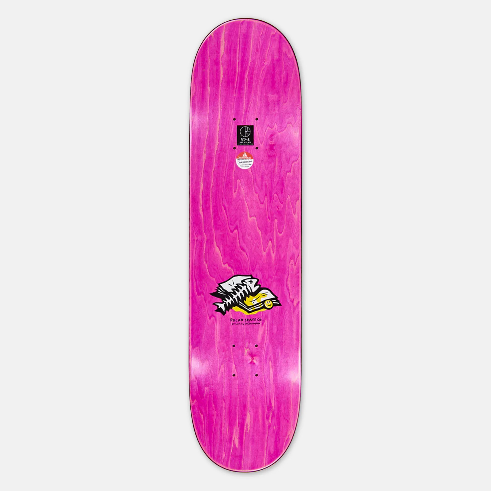 Polar Skate Co. - 9.0" Dane Brady Trash Can Skateboard Deck - Various Stains - Image 2