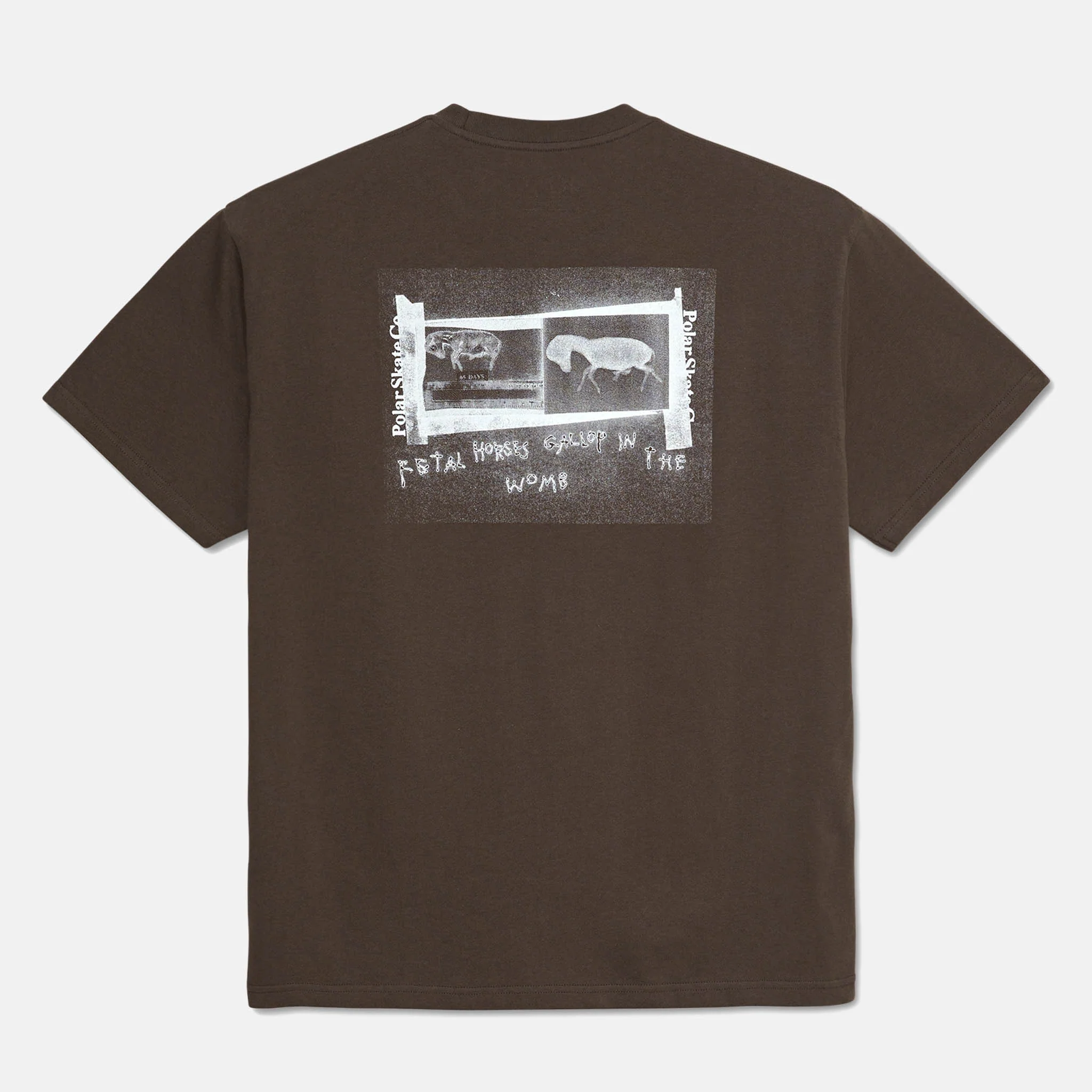 Polar Skate Co. - Beautiful Horses T-Shirt - Chocolate - Image 2