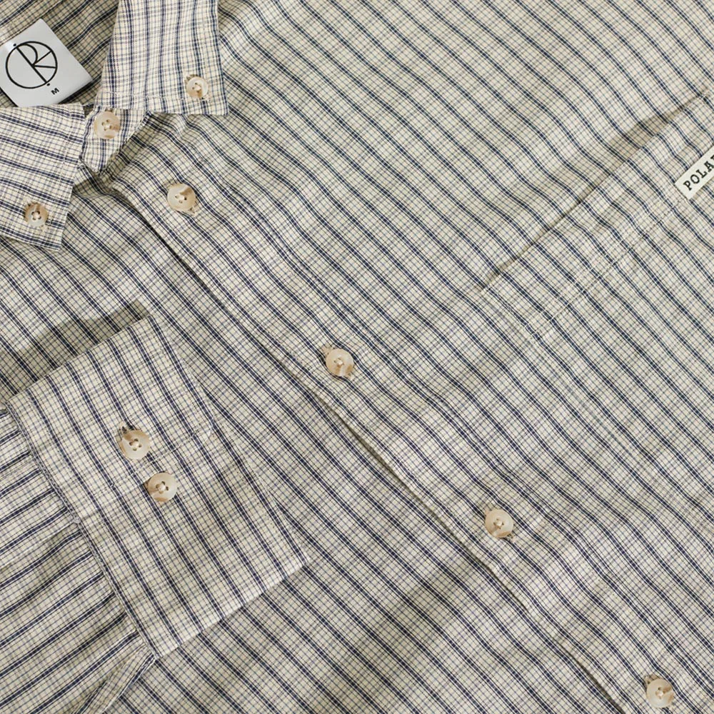 Polar Skate Co. - Ben Longsleeve Shirt - Ivory Check - Image 2