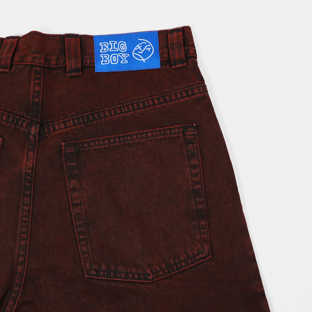Polar Skate Co. - Big Boy Denim Jeans - Red Black - Image 4