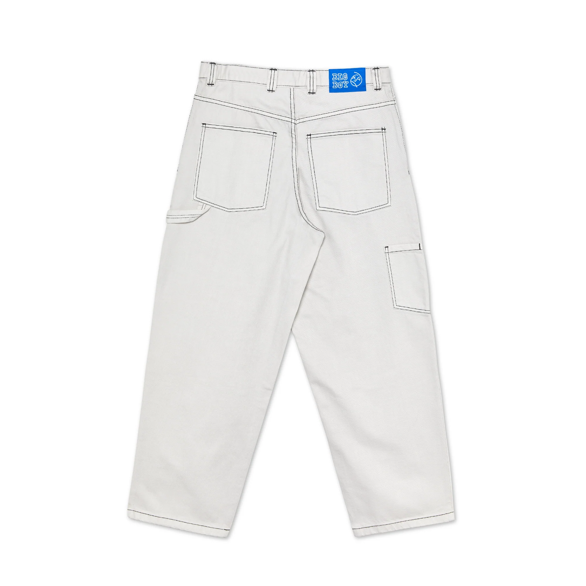 Polar Skate Co. - Big Boy Denim Work Pants - Washed White