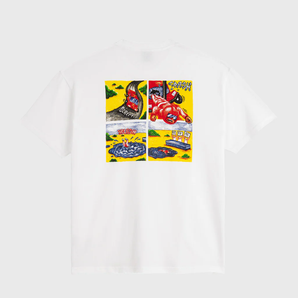 Polar Skate Co. - Crash T-Shirt - White