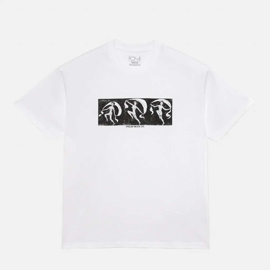 Polar Skate Co. - Dancing Lady T-Shirt - White