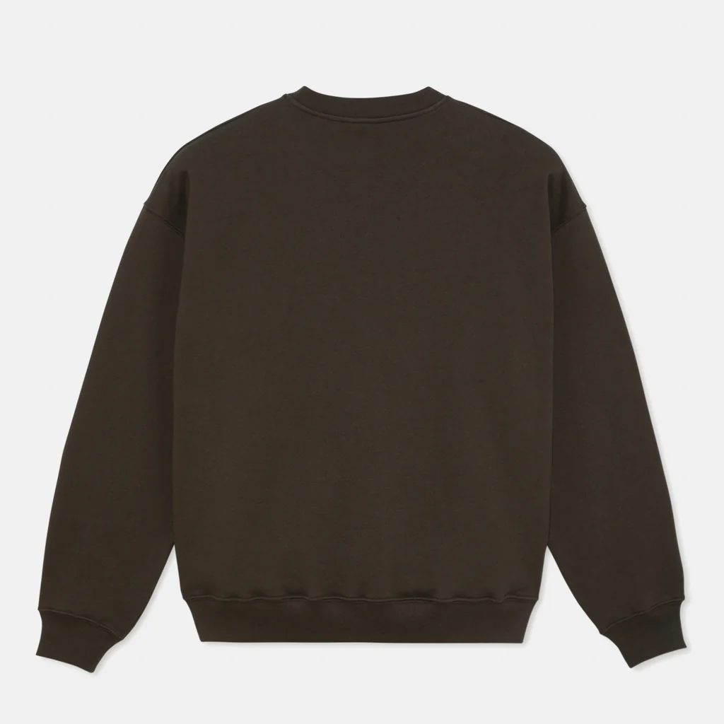 Polar Skate Co. - Dave Earthquake Crewneck Sweatshirt - Brown - Image 3