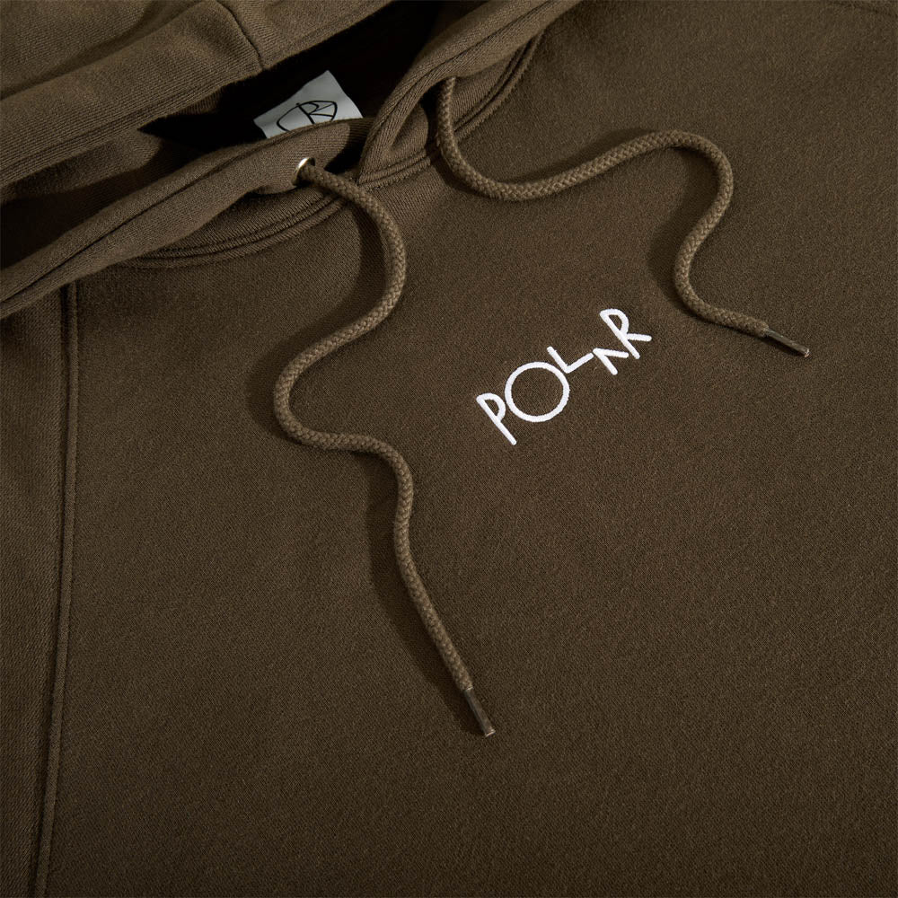 Polar Skate Co. - Default Pullover Hooded Sweatshirt - Brown - Image 2