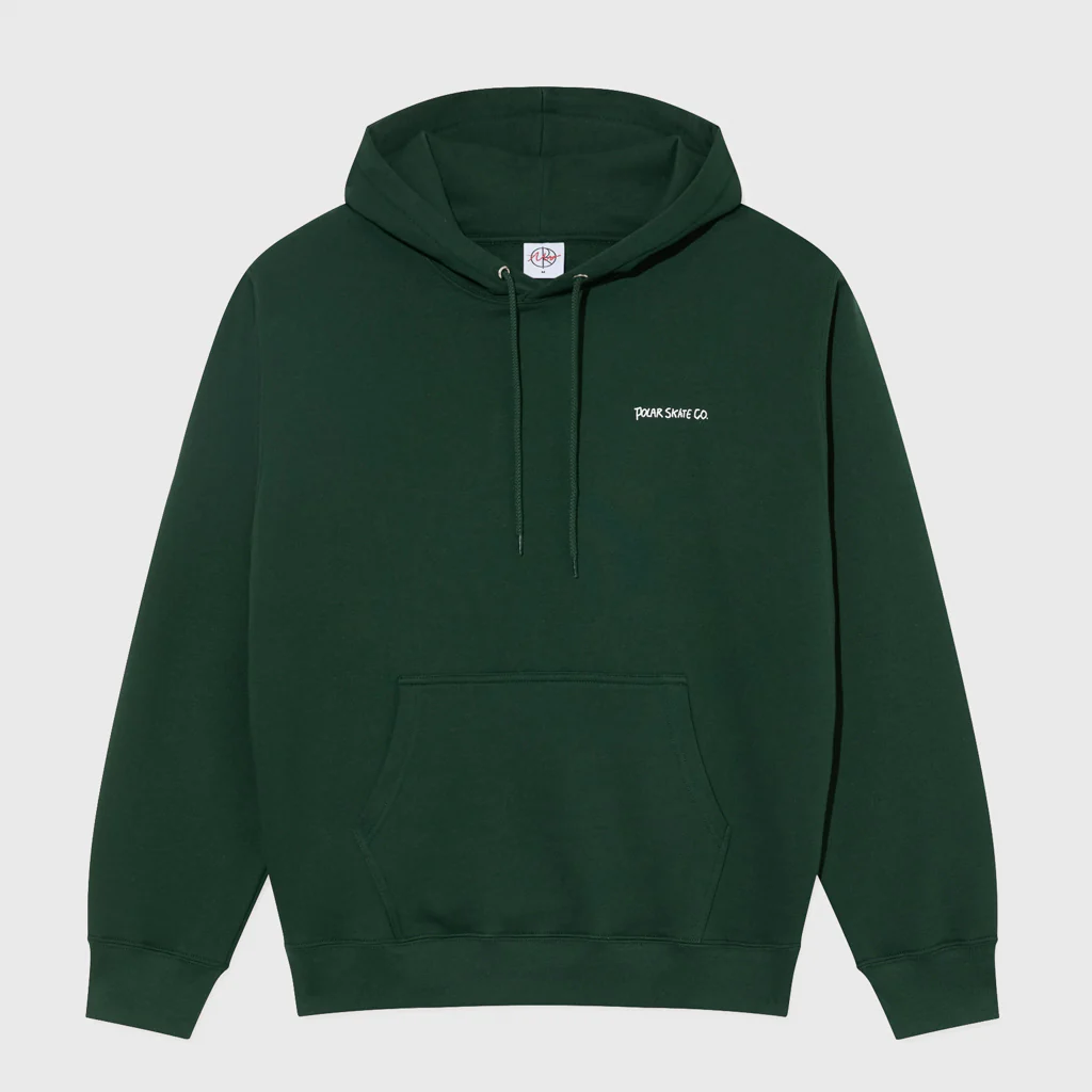 Polar Skate Co. - Dual Living Dave Pullover Hooded Sweatshirt - Dark Green - Image 2