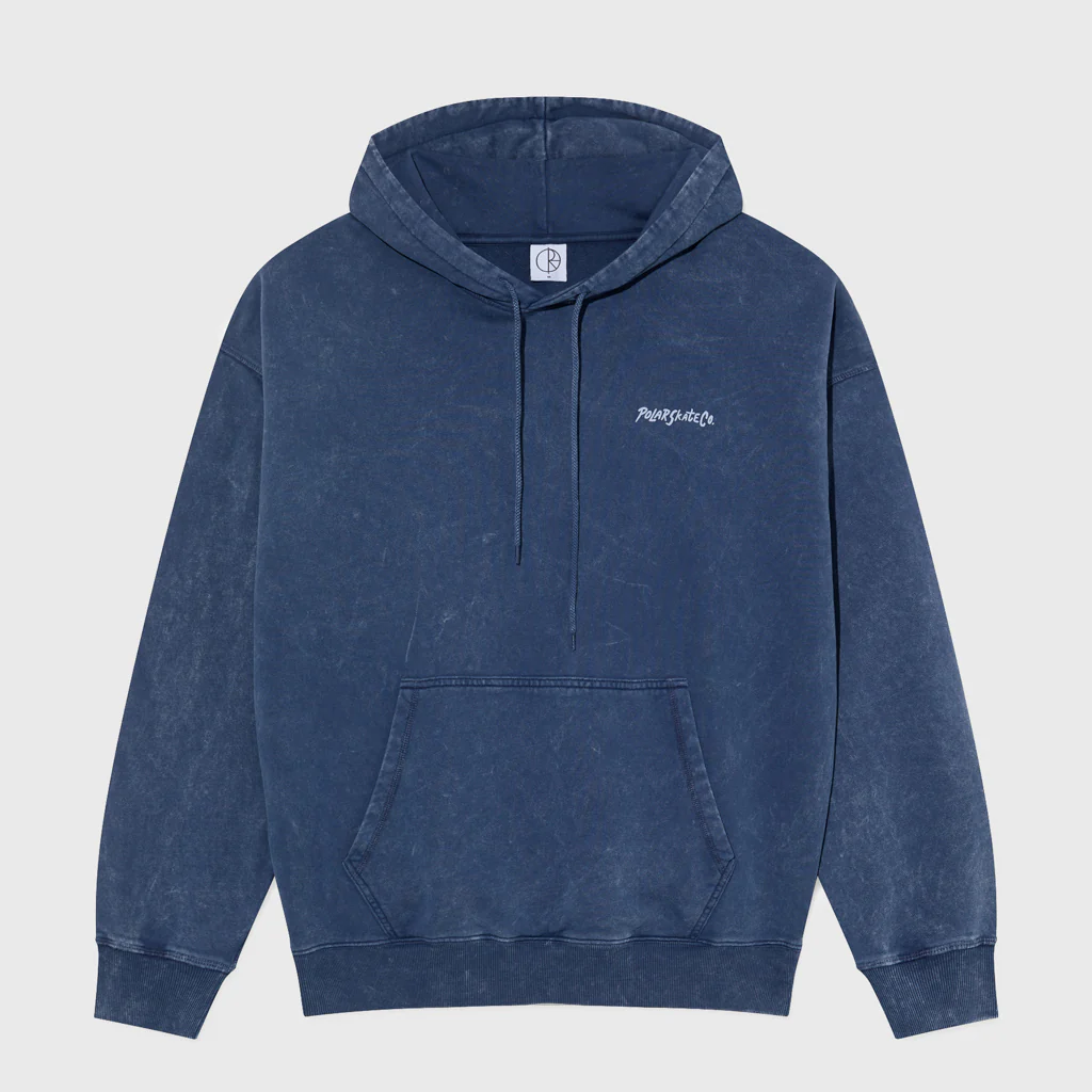 Polar Skate Co. - Frank Acid Surf Logo Pullover Hooded Sweatshirt - Dark Blue