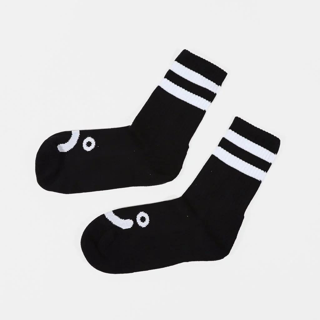 Polar Skate Co. - Happy Sad Socks - Black