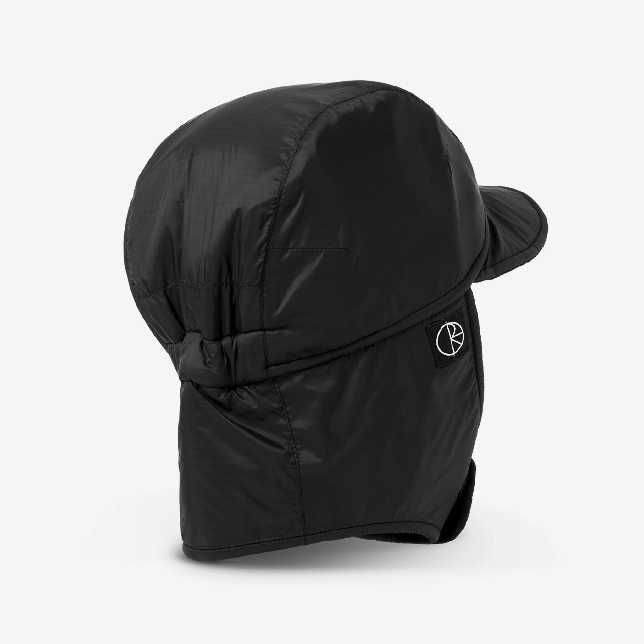 Polar Skate Co. - Luke Ripstop Flap Cap - Black - Image 2