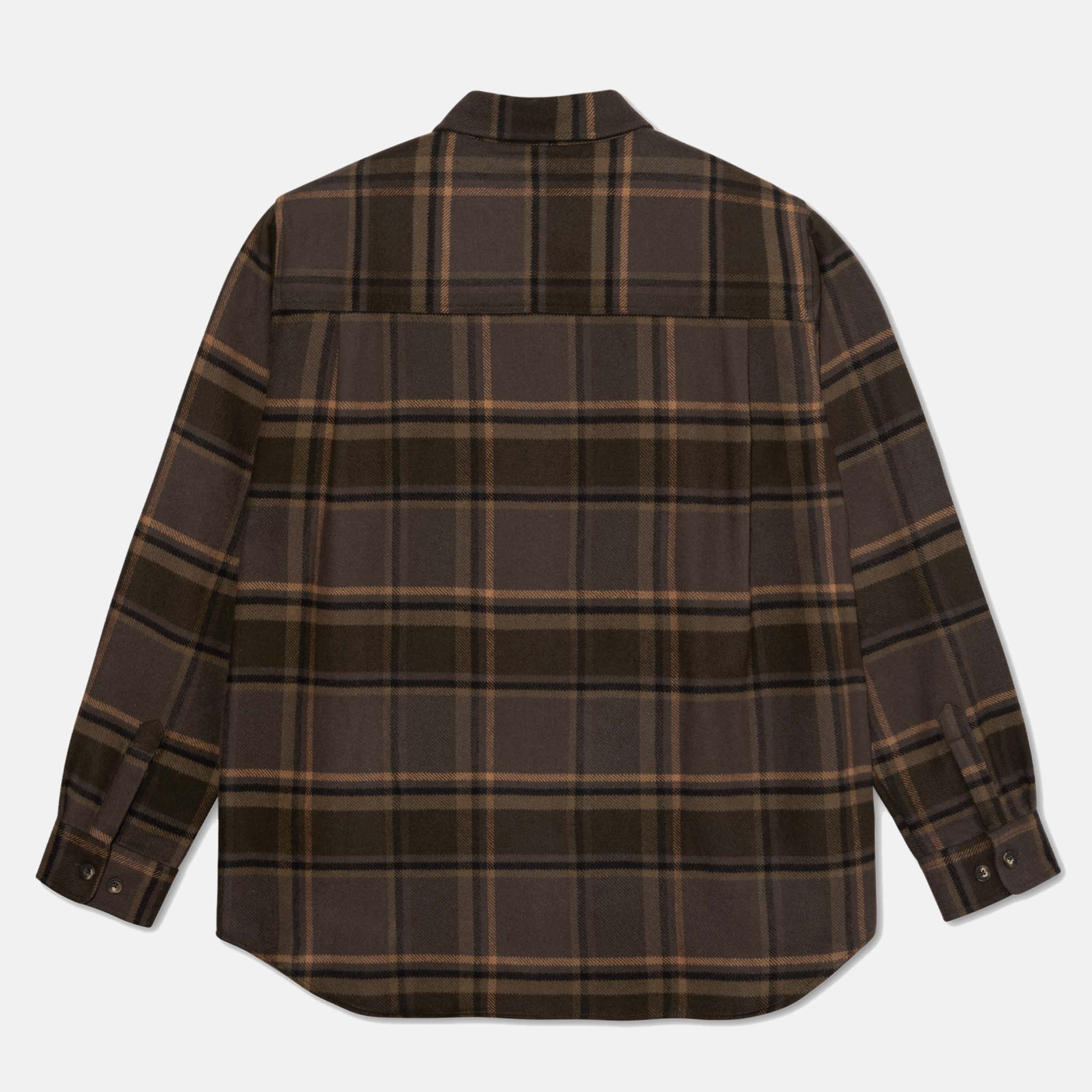 Polar Skate Co. - Mike Flannel Longsleeve Shirt - Brown Mauve - Image 3