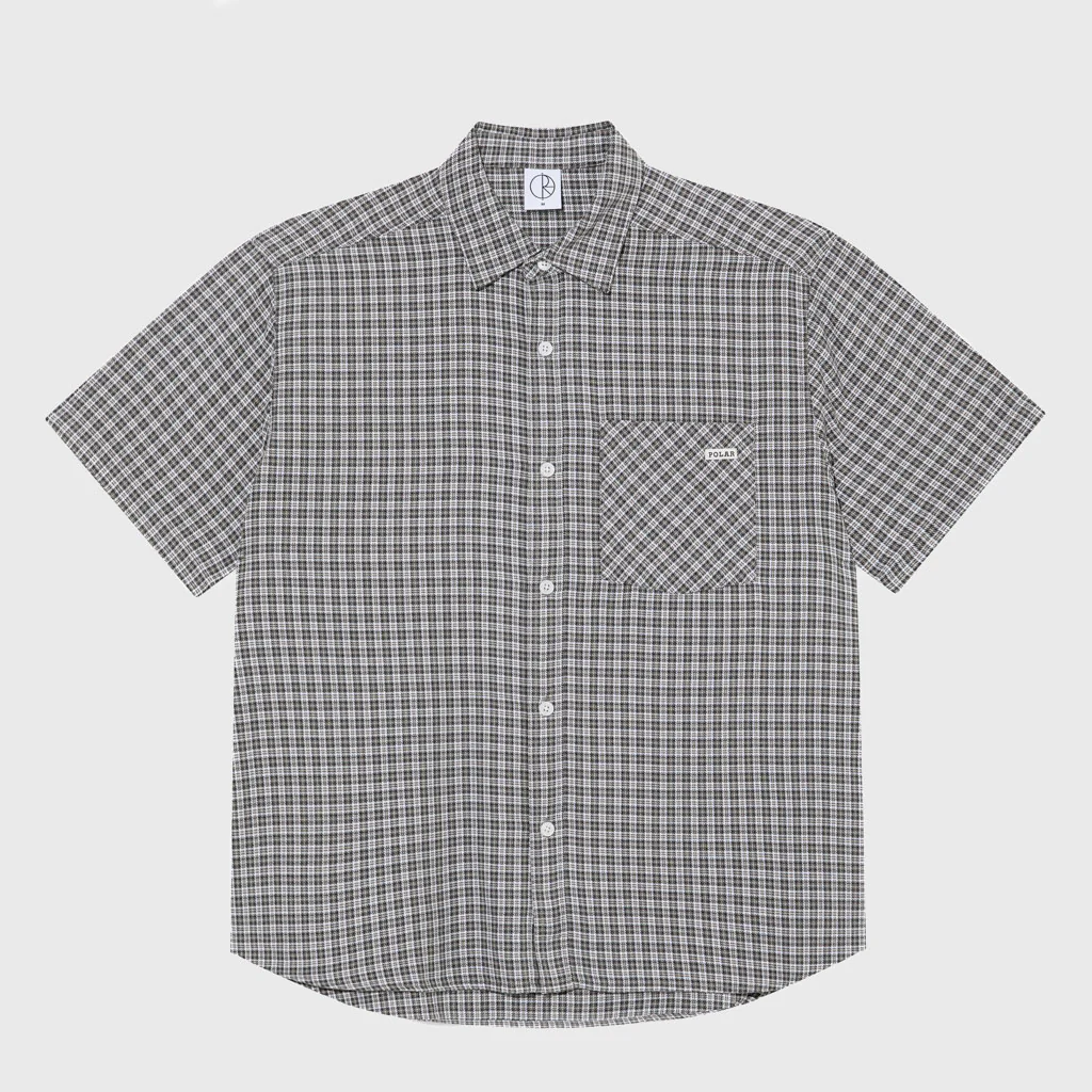 Polar Skate Co. - Mitchell Short Sleeve Shirt - Grey