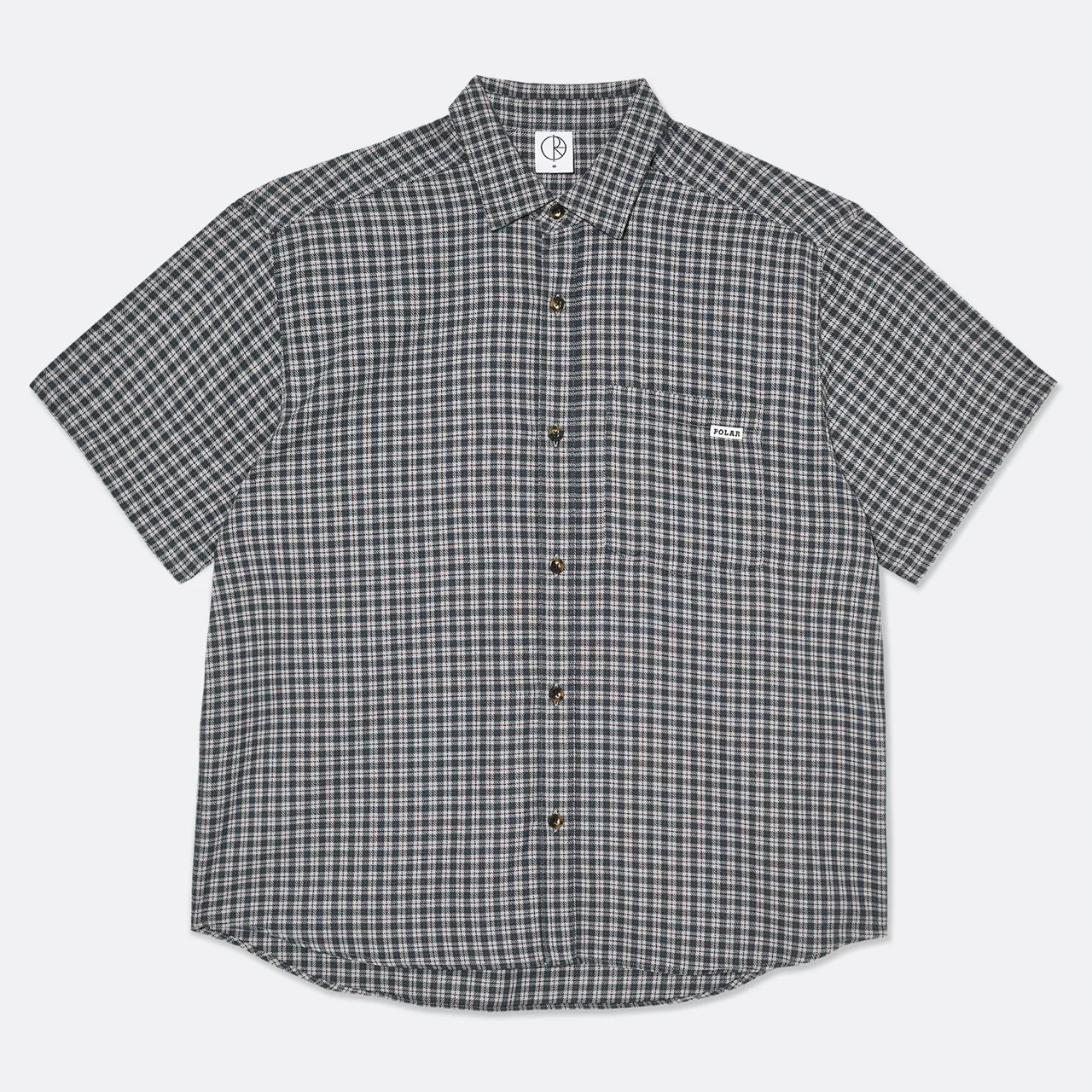 Polar Skate Co. - Mitchell Short Sleeve Shirt - Petrol / Bordeaux
