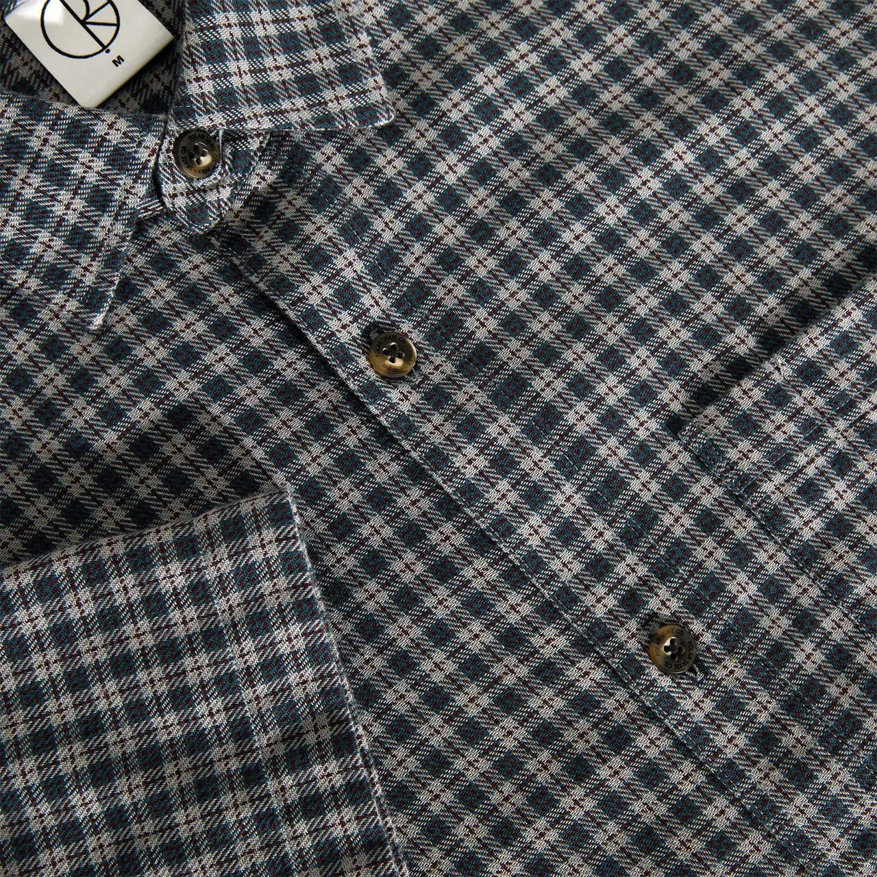 Polar Skate Co. - Mitchell Short Sleeve Shirt - Petrol / Bordeaux - Image 2