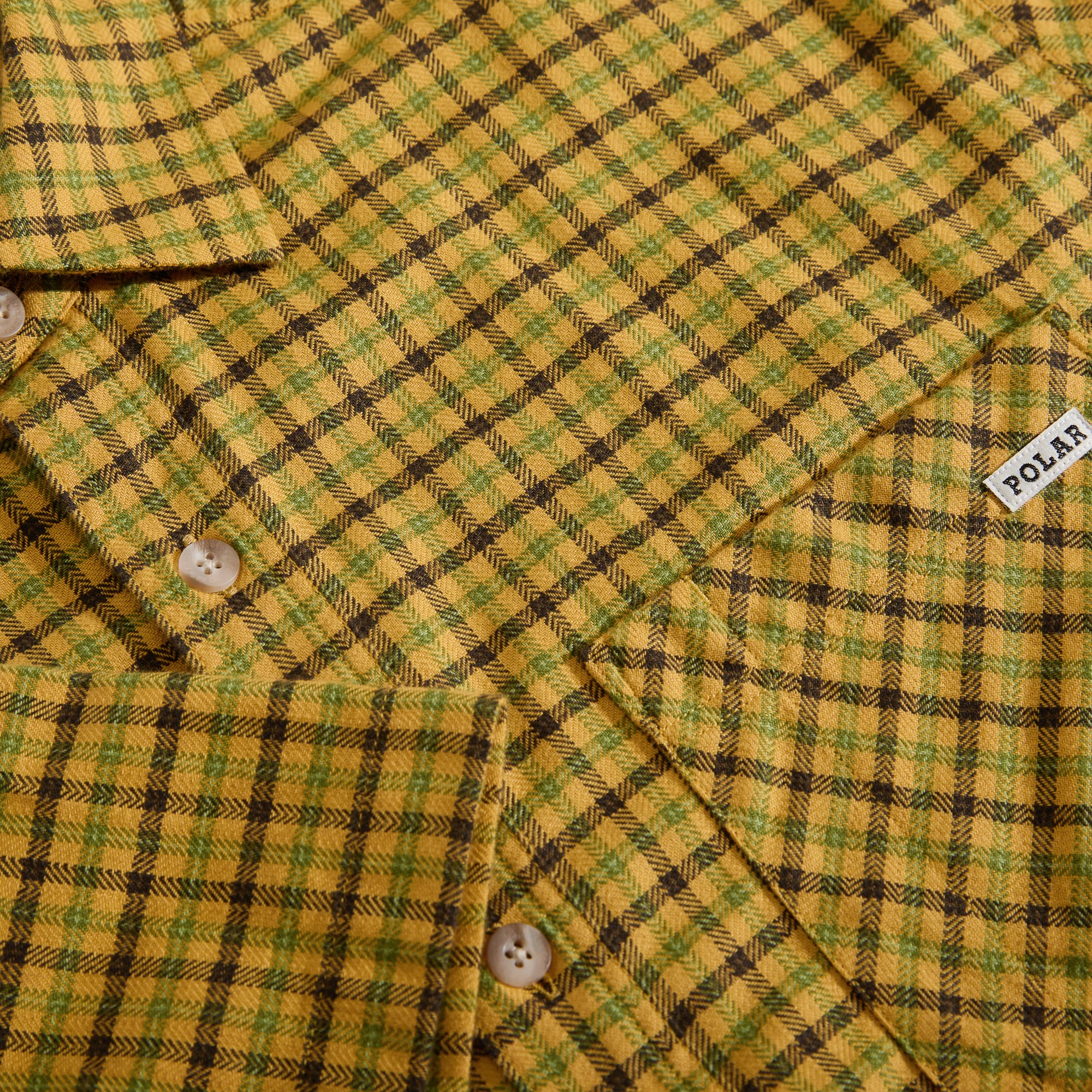 Polar Skate Co. - Mitchell Short Sleeve Shirt - Yellow - Image 2