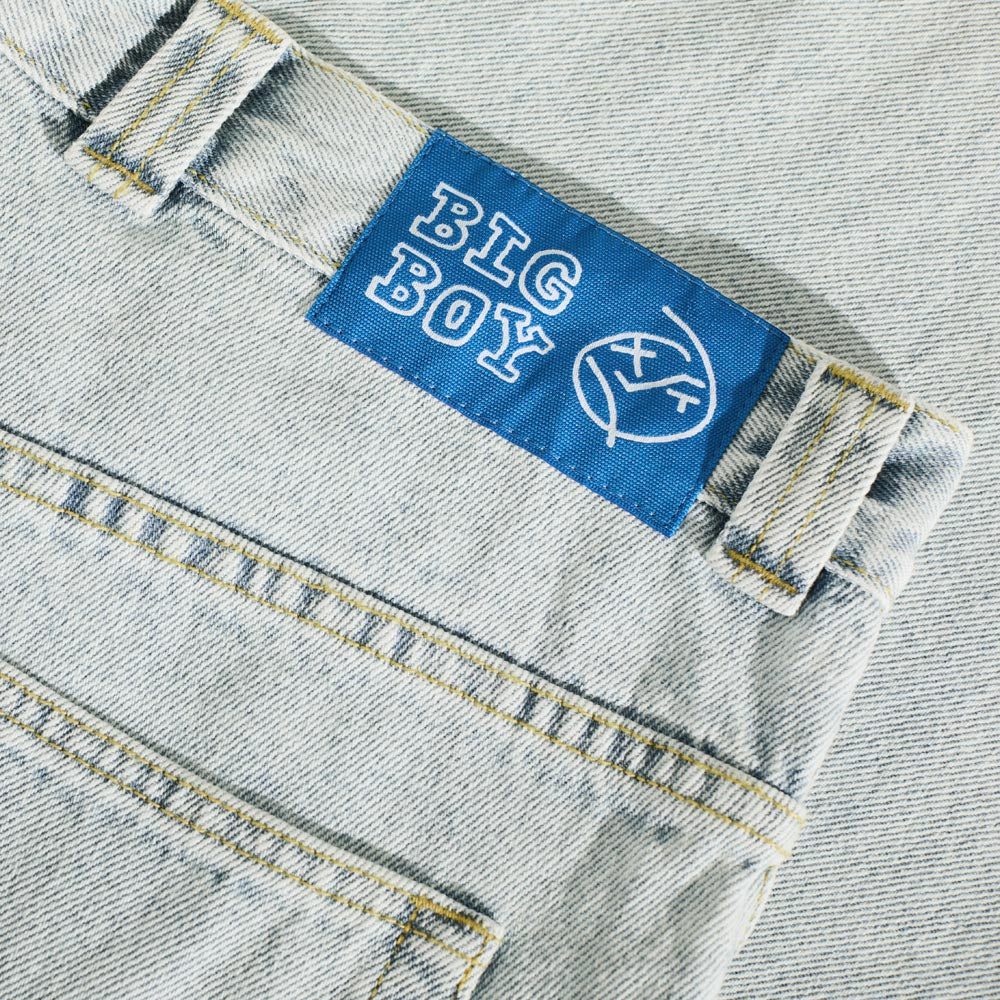Polar Skate Co. - OG Logo Big Boy Denim Jeans - Light Blue - Image 3
