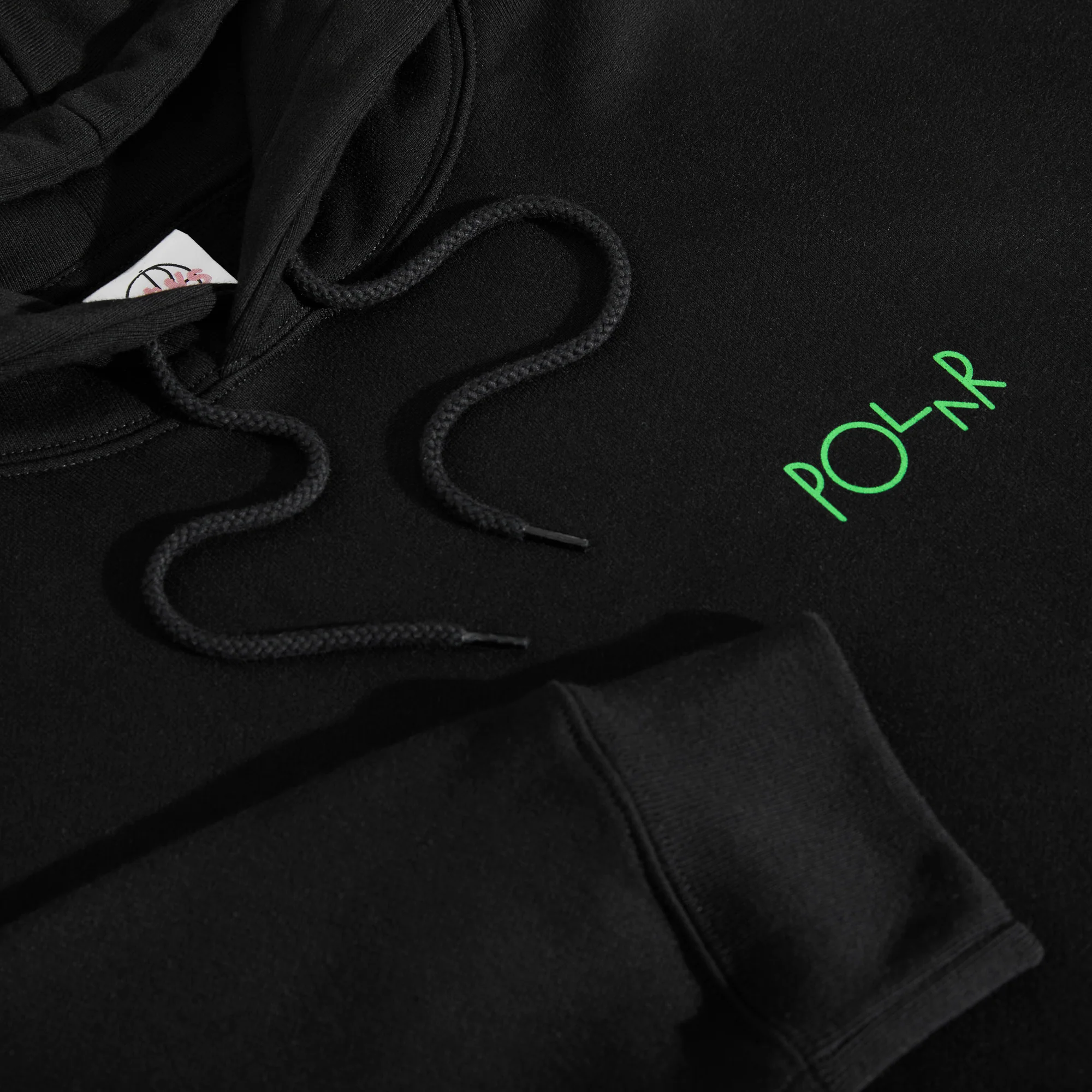 Polar Skate Co. - Ourselves Collage Dave Pullover Hooded Sweatshirt - Black - Image 3