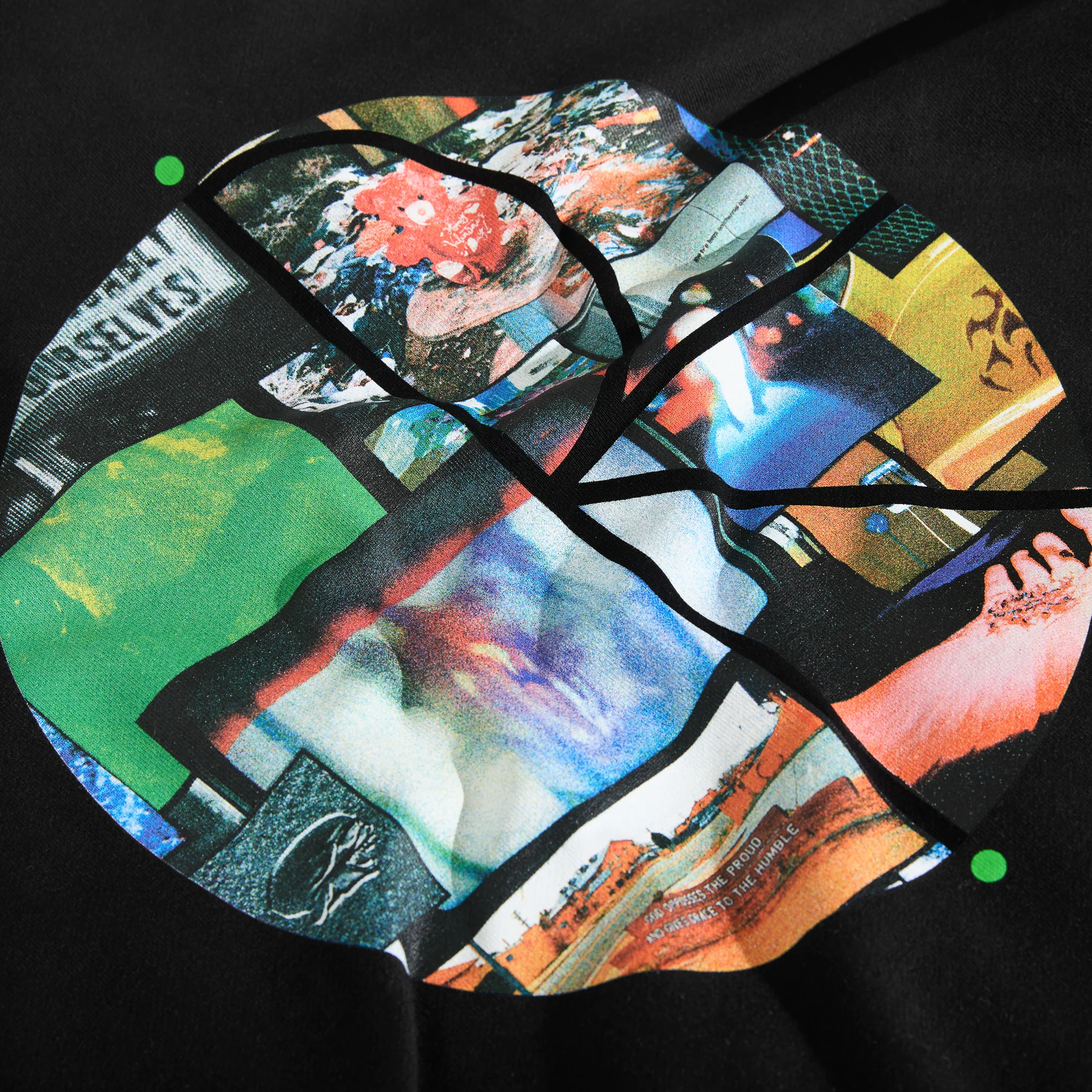 Polar Skate Co. - Ourselves Collage Dave Pullover Hooded Sweatshirt - Black - Image 4