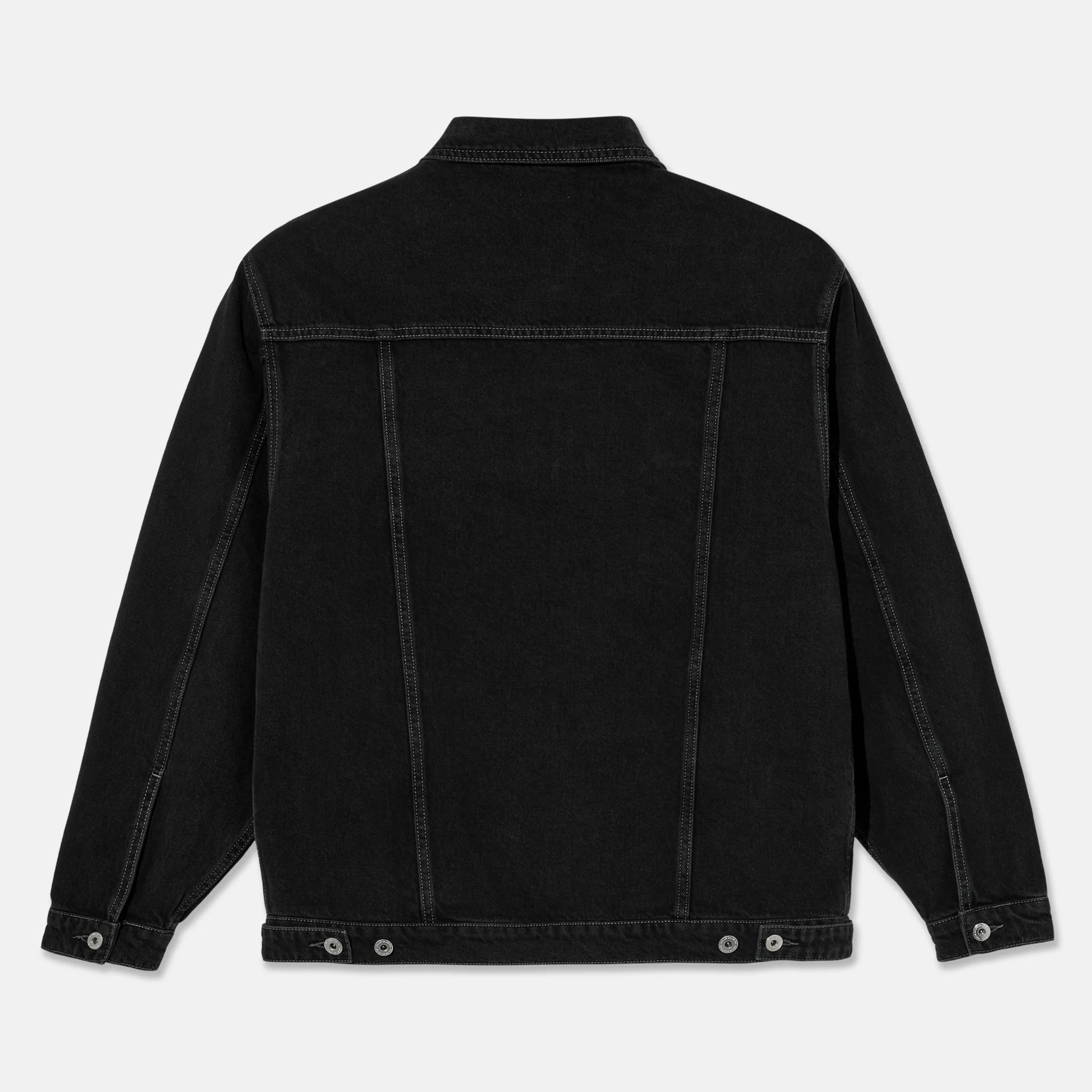 Polar Skate Co. - Patrik Denim Jacket - Silver Black - Image 2