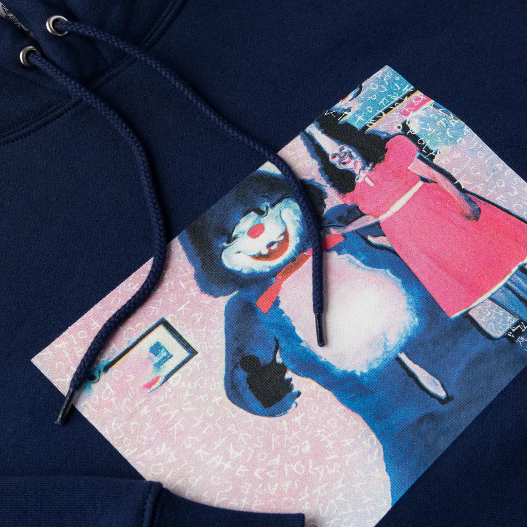 Polar Skate Co. - Pink Dress Dave Pullover Hooded Sweatshirt - Dark Blue - Image 2