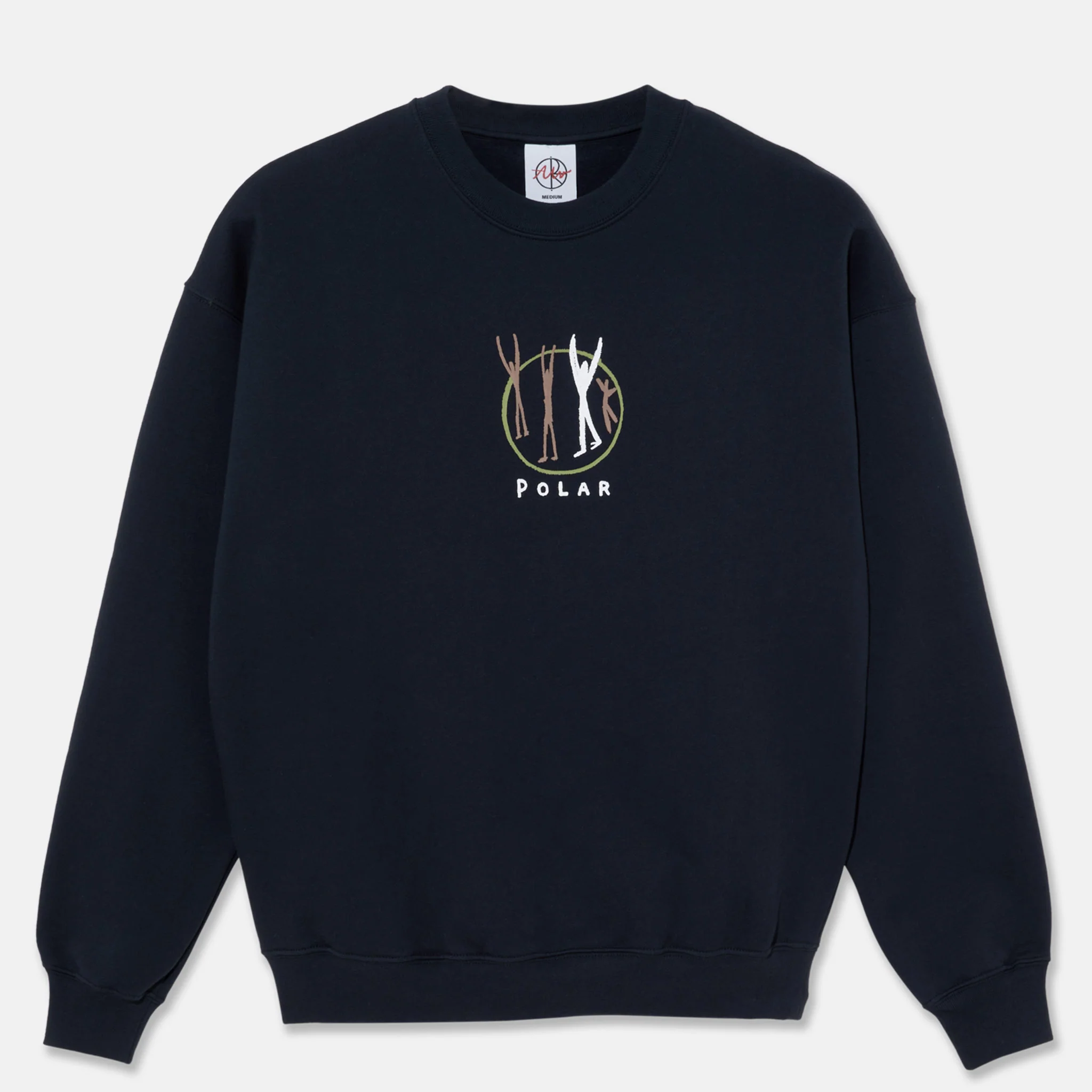 Polar Skate Co. - Polar Gang Crewneck Sweatshirt - Navy