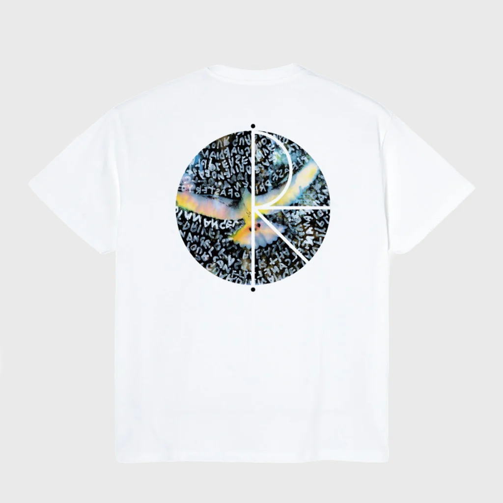 Polar Skate Co. - Searching For Peace Fill Logo T-Shirt - White