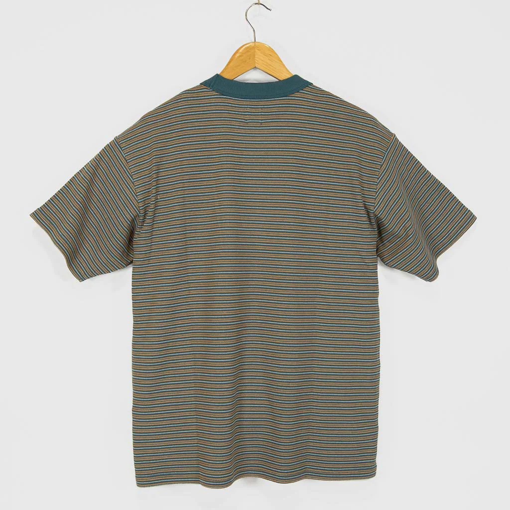 Polar Skate Co. - Stripe Shin T-Shirt - Teal - Image 3