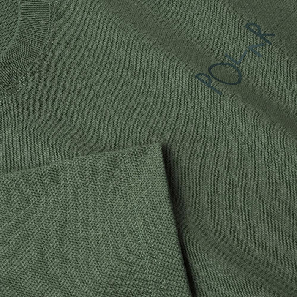 Polar Skate Co. - Stroke Logo T-Shirt - Jade Green / Dark Green - Image 4