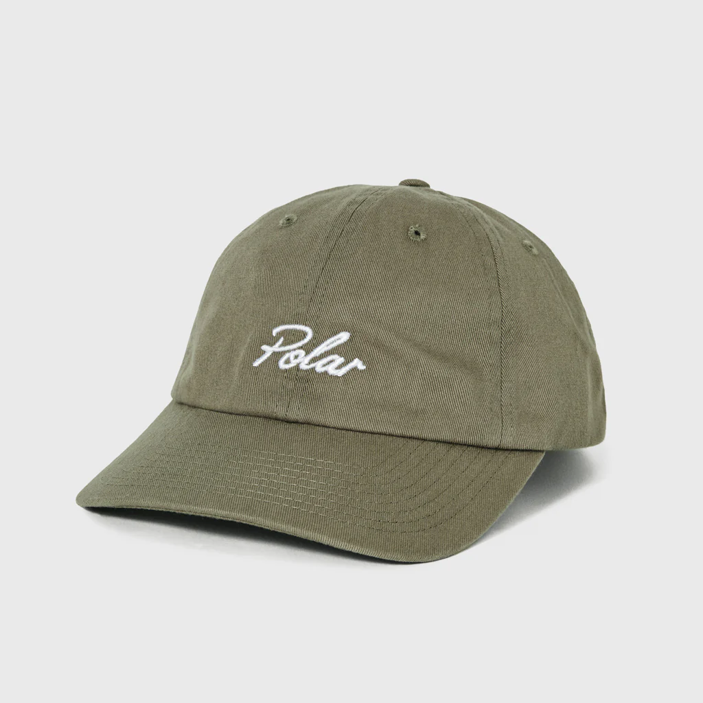 Polar Skate Co. - Varsity Logo Sai Cap - Khaki