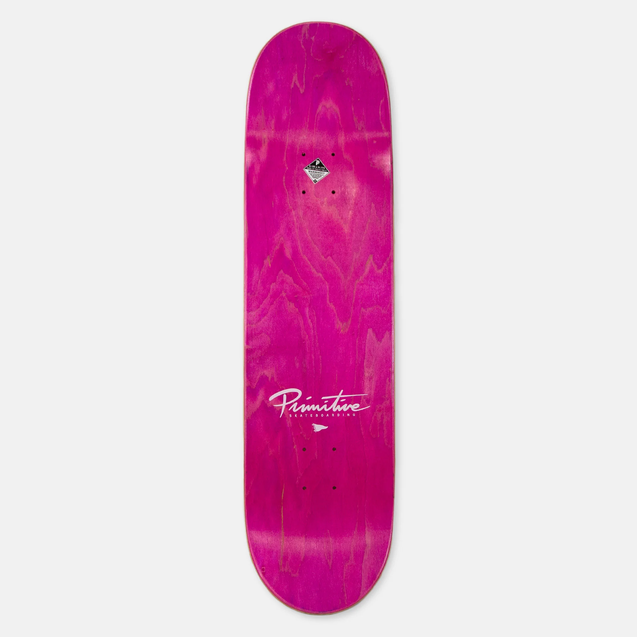 Primitive Skateboarding - 8.125" Core Programme Nuevo Script Team Skateboard Deck - Image 2