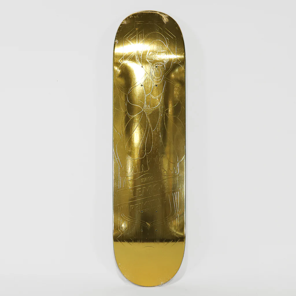 Primitive Skateboarding - 8.25" Tiago Lemos Gold Gorilla Skateboard Deck