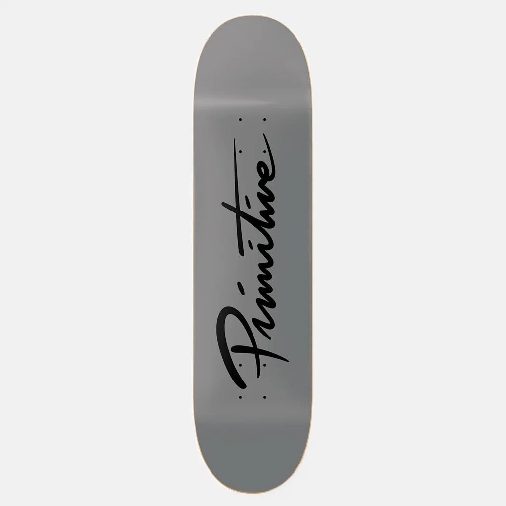 Primitive Skateboarding - 8.38" Nuevo Script Core Skateboard Deck