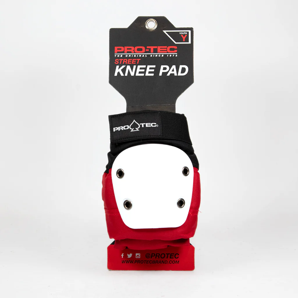 Pro-Tec - Youth Street Knee Pads - Red / White / Black - Image 2