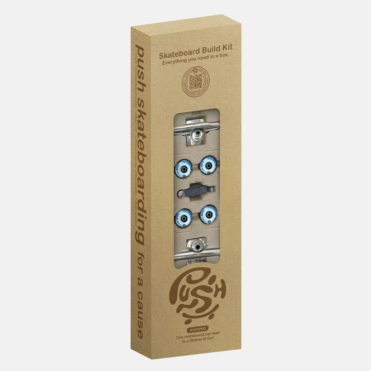 Push - Build Your Own Incomplete Skateboard Kit - 7.25" - Image 2