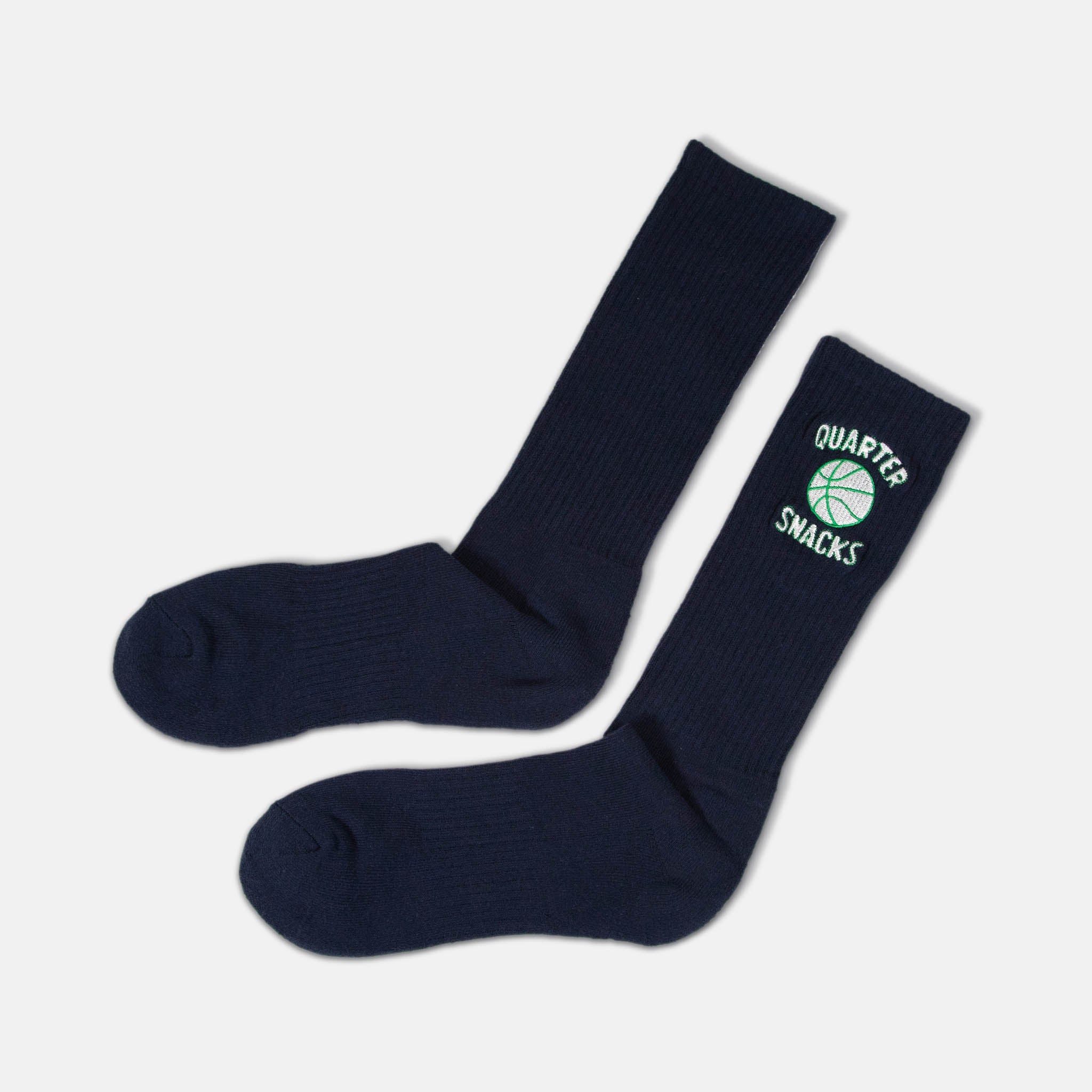 Quartersnacks - Ball Is Life Socks - Navy