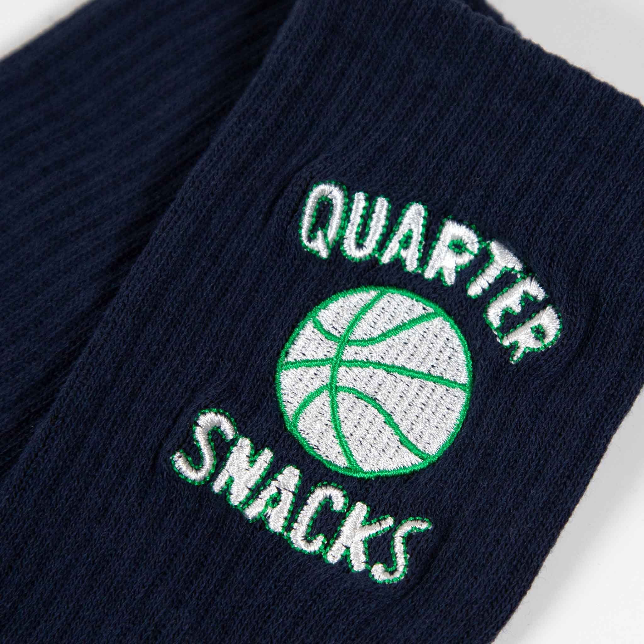 Quartersnacks - Ball Is Life Socks - Navy - Image 2