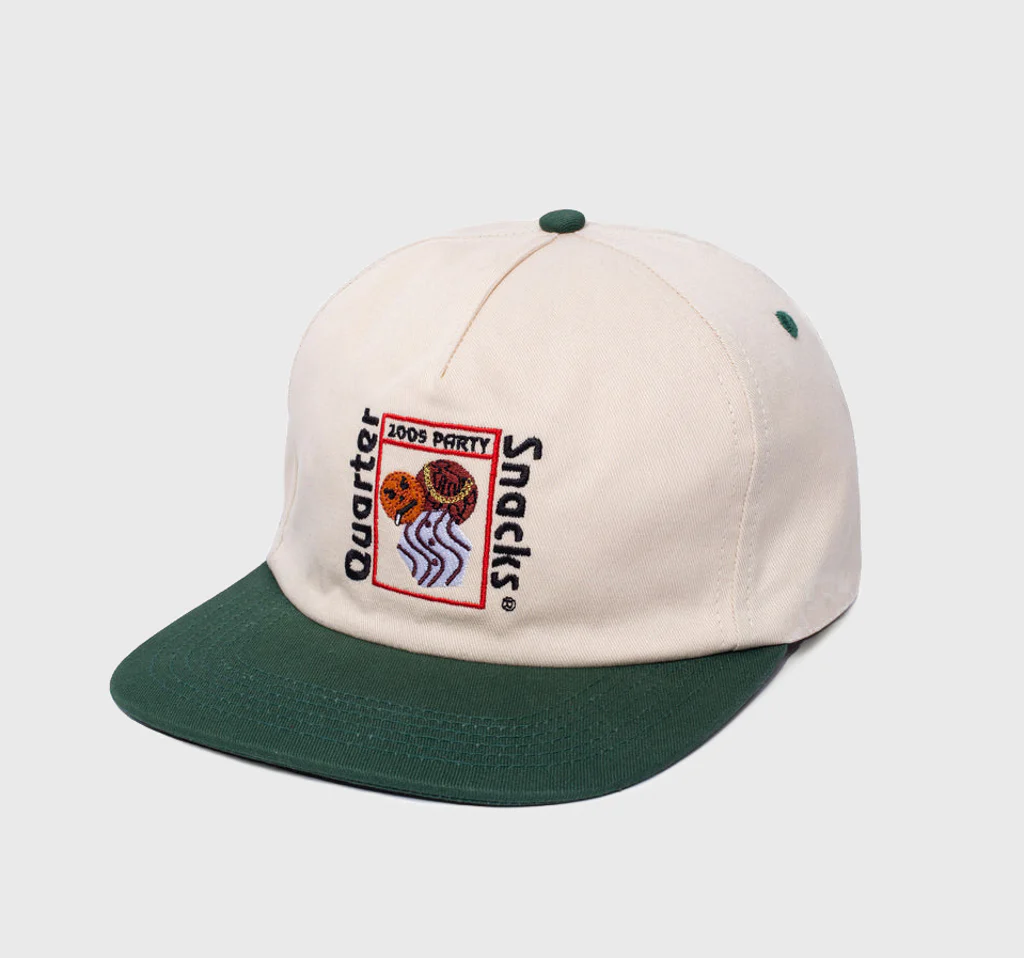 Quartersnacks - Party Cap - Cream / Green